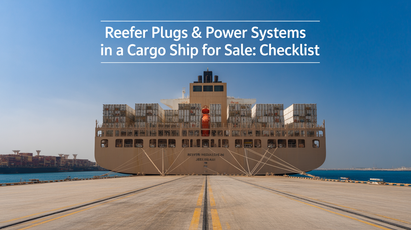 Reefer Plus Reefer Plugs & Power Systems in a Cargo Ship for Sale: Checklist